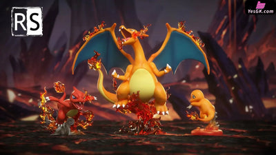Pokémon First Batch Charmander Evolution Group 1/20 GK Statue - Rs Studio [In-Stock] Full Payment / Original Color