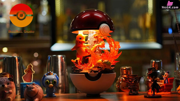 Pokémon First Generation Starters Charmander GK Statue - Ball Ball Studio [Pre-Order] Pokémon