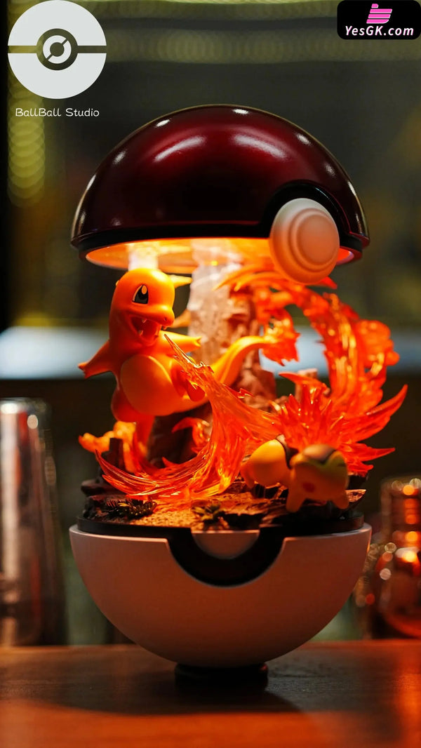 Pokémon First Generation Starters Charmander GK Statue - Ball Ball Studio [Pre-Order] Pokémon