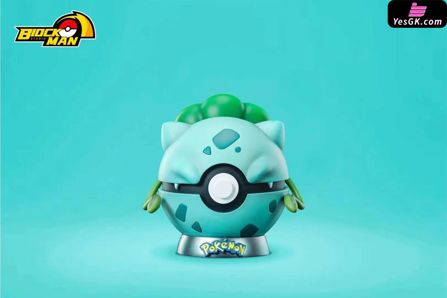 Pokémon First Generation Yusanjia Poké Ball #1 Bulbasaur Resin Statue - Block Man Studio [Pre-Order]