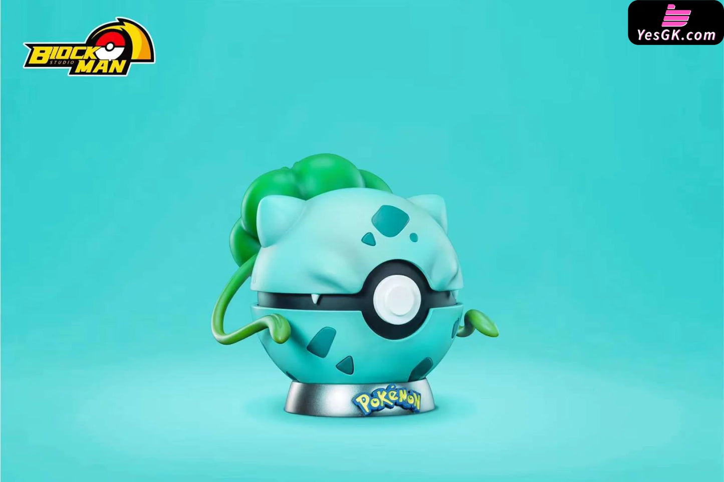 Pokémon First Generation Yusanjia Poké Ball #1 Bulbasaur Resin Statue - Block Man Studio [Pre-Order]