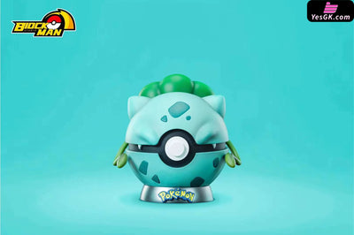Pokémon First Generation Yusanjia Poké Ball #1 Bulbasaur Resin Statue - Block Man Studio [Pre-Order]