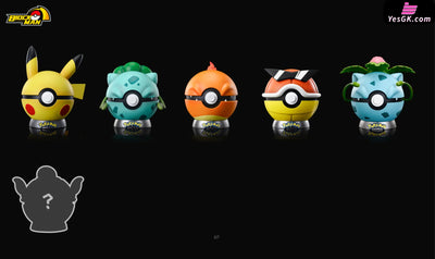 Pokémon First Generation Yusanjia Poké Ball #4 Ivysaur Resin Statue - Block Man Studio [Pre-Order]