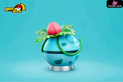 Pokémon First Generation Yusanjia Poké Ball #4 Ivysaur Resin Statue - Block Man Studio [Pre-Order]