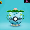 Pokémon First Generation Yusanjia Poké Ball #4 Ivysaur Resin Statue - Block Man Studio [Pre-Order]