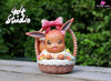 Pokémon Flower Basket Eevee Resin Statue - 404 Studio [Pre-Order]