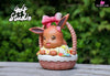 Pokémon Flower Basket Eevee Resin Statue - 404 Studio [Pre-Order]