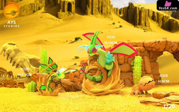 Pokémon Flygon Evolution Group 1/20 GK Statue - AYS Studio [In-Stock] Full Payment / Original Color Pokémon