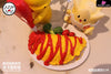 Pokémon Food Play Scene Series Pikachu Omurice GK Statue - King Finger Studio [Pre-Order] - Pokemon