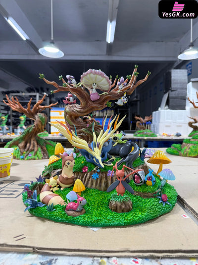 Pokemon Forest Chapter Sleeping Xerneas GK Statue - Drawmon Studio [In-Stock] - Full Payment - Pokemon