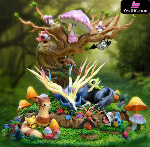 Pokémon Forest Chapter Sleeping Xerneas GK Statue - Drawmon Studio [Pre-Order] Deposit Pokémon