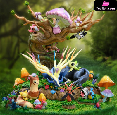 Pokémon Forest Chapter Sleeping Xerneas GK Statue - Drawmon Studio [Pre-Order] Deposit Pokémon