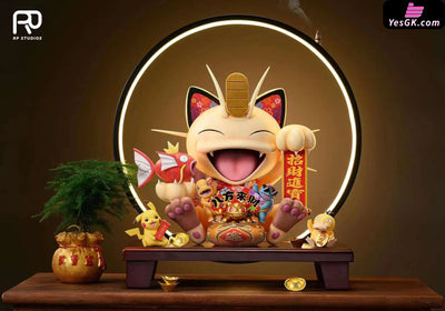 Pokémon Fortune Meowth GK Statue - RP Studio [In-Stock] Pokémon