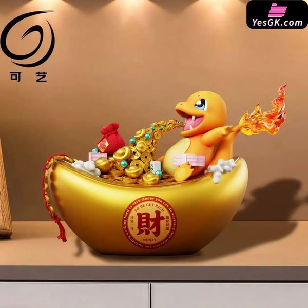 Pokémon Fortune Series 4 Charmander 1/3 GK Statue - Ke Yi Mo Wan Studio [In-Stock] - Full Payment - Pokemon