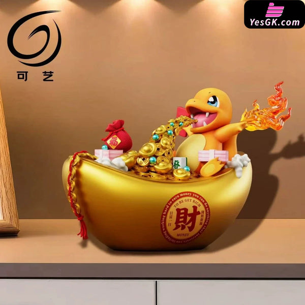 Pokémon Fortune Series 4 Charmander 1/3 GK Statue - Ke Yi Mo Wan Studio [In-Stock] - Full Payment - Pokemon