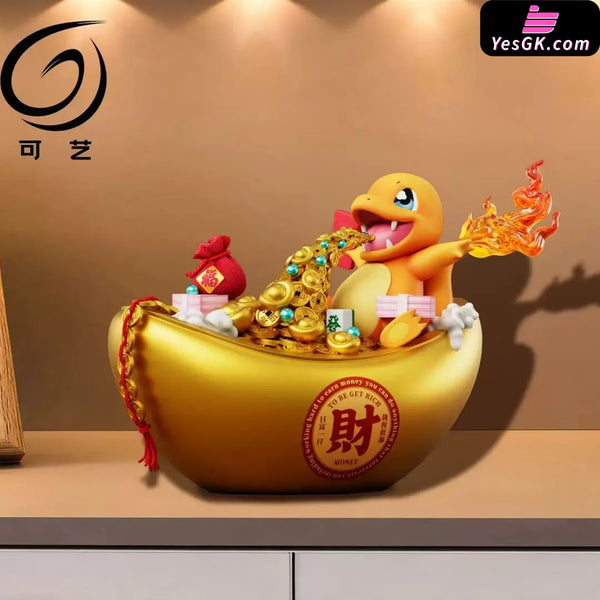 Pokémon Fortune Series 4 Charmander 1/3 GK Statue - Ke Yi Mo Wan Studio [In-Stock] - Full Payment - Pokemon