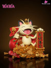 Pokémon Fortune Series Meowth 2.0 GK Statue - WAWA Studio [Pre-Order] Pokémon
