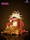 Pokémon Fortune Series Meowth 2.0 GK Statue - WAWA Studio [Pre-Order] Pokémon