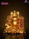 Pokémon Fortune Series Meowth 2.0 GK Statue - WAWA Studio [Pre-Order] Full Payment / Gold version Pokémon