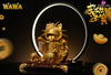 Pokémon Fortune Series Meowth Resin Statue - Wawa Studio [Pre-Order] Deposit / Gold Version