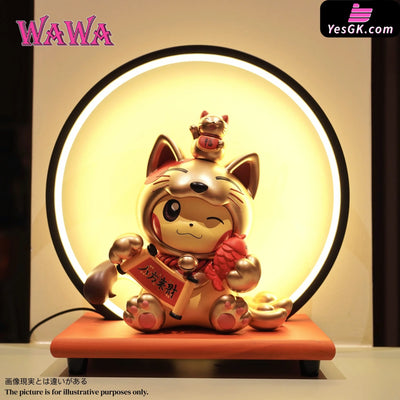 Pokémon Fortune Series Pikachu Maneki-neko GK Statue - WAWA Studio [Pre-Order] Deposit / Gold Pokémon