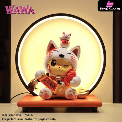 Pokémon Fortune Series Pikachu Maneki-neko GK Statue - WAWA Studio [Pre-Order] Deposit / White Pokémon