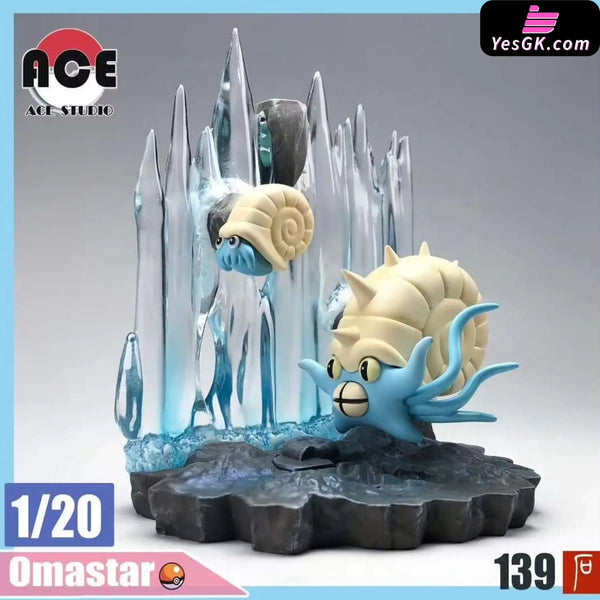 Pokémon Fossil Series #3 Omanyte Group Statue - Ace Studio [Pre-Order]