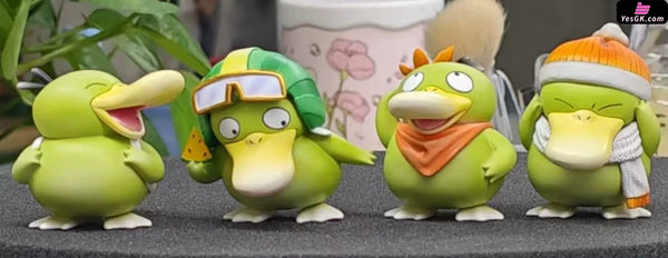 Pokémon Four Seasons Psyduck 1/20 GK Statue - Shi Wan Fu Te Studio [Pre-Order] - Deposit / Matcha Color - Pokemon