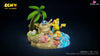 Pokemon Four Seasons Series Summer Pikachu & Squirtle Slowpoke Exeggcute Statue - Echo Studio