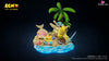 Pokemon Four Seasons Series Summer Pikachu & Squirtle Slowpoke Exeggcute Statue - Echo Studio