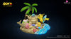 Pokemon Four Seasons Series Summer Pikachu & Squirtle Slowpoke Exeggcute Statue - Echo Studio