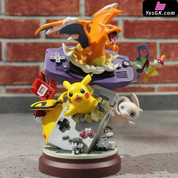 Pokémon Gameboy Collection Generation 1 Pikachu Charizard Mew Statue - Mfc Studio [In-Stock]