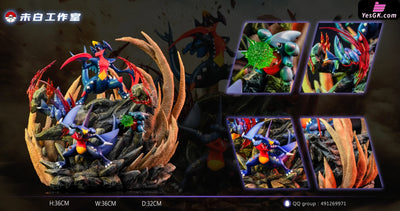 Pokémon Garchomp Evolution Line GK Statue - WB Studio [Pre-Order] Pokémon