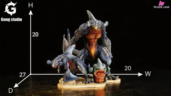 Pokemon Garchomp Set Modified Version Statue - Gong Studio