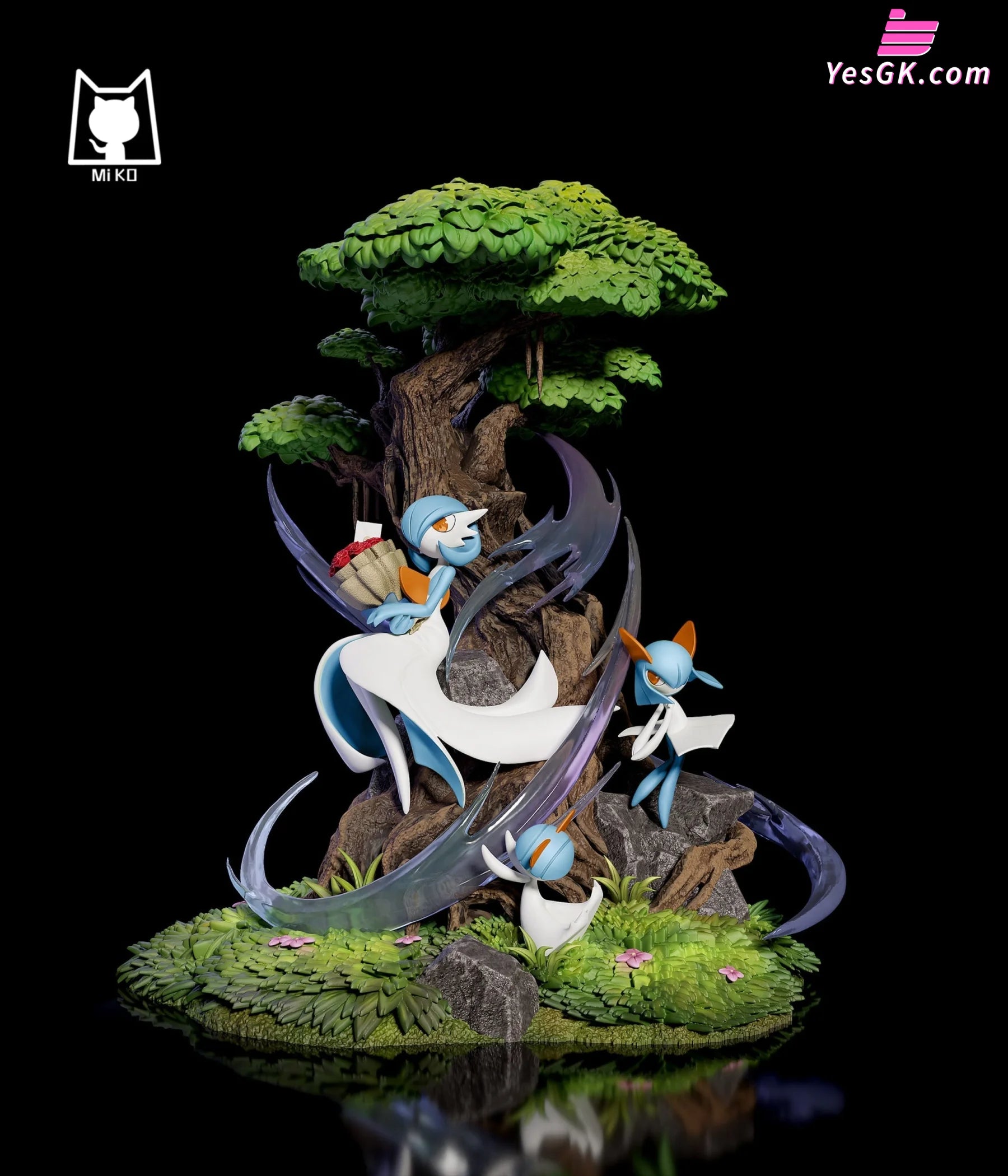 Pokémon Gardevoir Evolution Group Resin Statue - Miko Studio [Pre-Orde –  YesGK