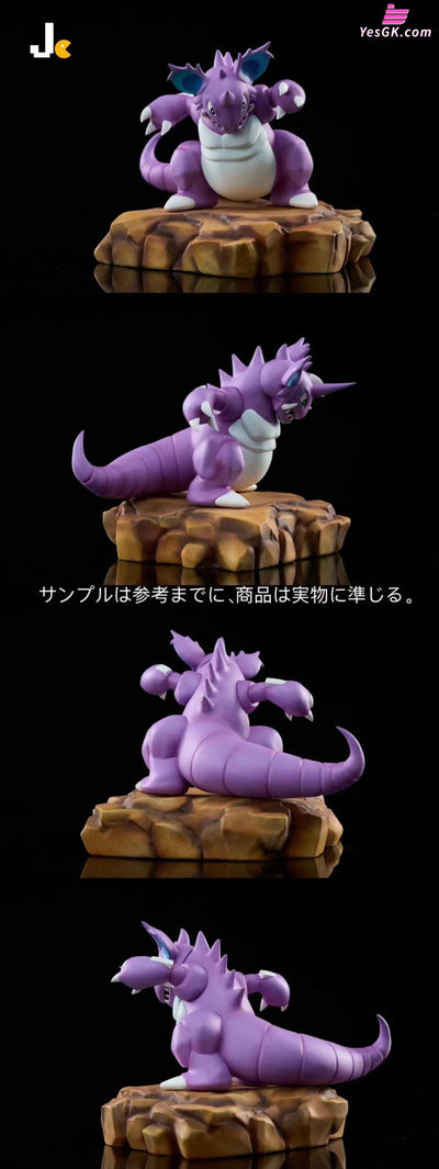 Pokémon Gen 1 Resonance Series Release #98 Nidoking Resin Statue - Jc Studio [Pre - Order] Full