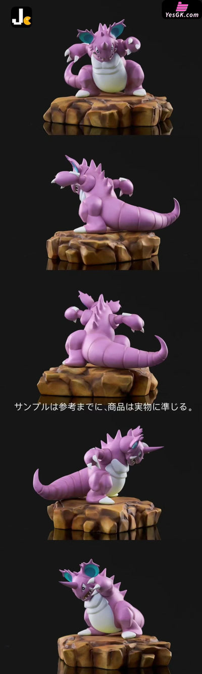 Pokémon Gen 1 Resonance Series Release #98 Nidoking Resin Statue - Jc Studio [Pre - Order] Full