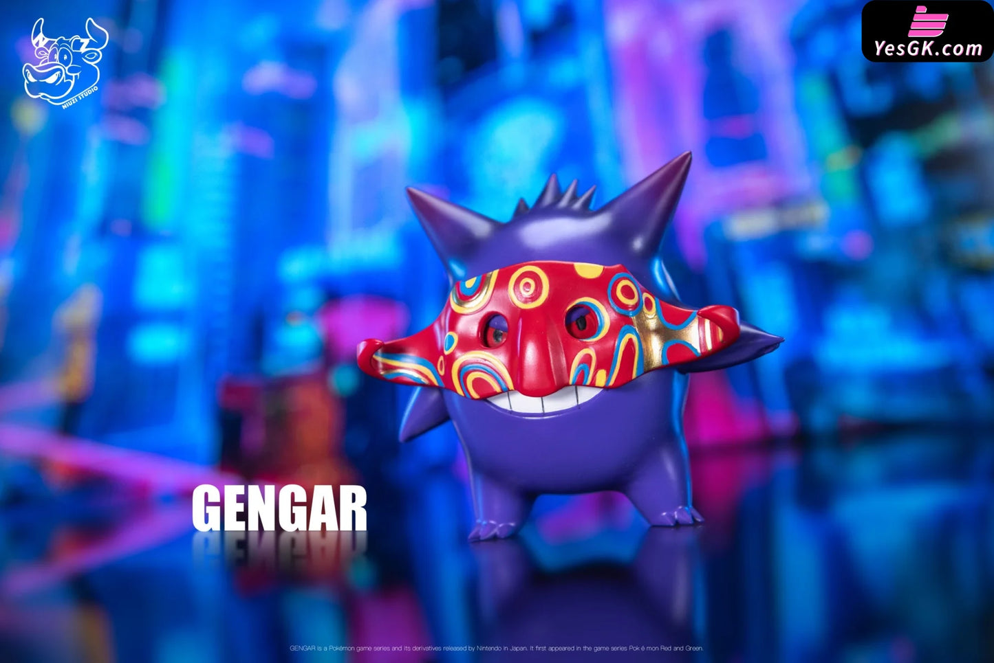 Pokemon Gengar Cos Wu Yan Zu Statue - Niuzi Studio [Pre-Order] Pokémon