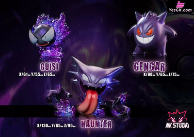 Pokémon Gengar Evolution Group 1/20 GK Statue - NK Studio [Pre-Order] - Pokemon
