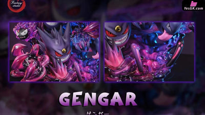 Pokémon Gengar Evolution Group GK Statue - Fantasy Studio [In-Stock] Pokémon