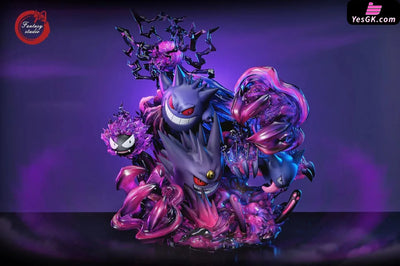 Pokémon Gengar Evolution Group GK Statue - Fantasy Studio [In-Stock] Full Payment / Original Color Pokémon
