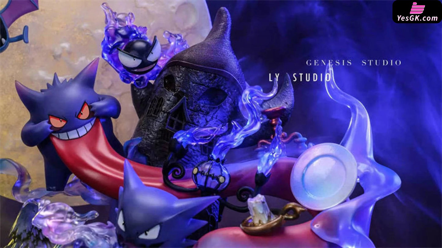 Pokémon Gengar Ghost Series Resin Statue - Ly Studio X Genesis [In Stock]