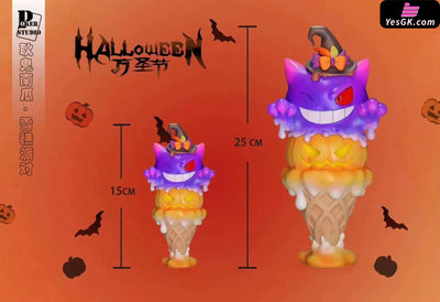 Pokémon Gengar Pumpkin Ice Cream Cone Resin Statue - Poker Studio [Pre-Order]