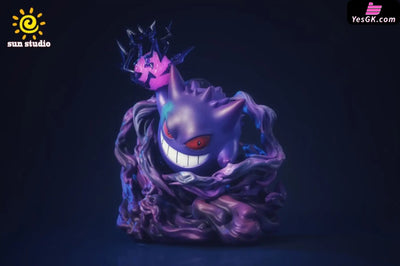 Pokémon Gengar Resin Statue - Sun Studio [In-Stock] Full Payment / Shadow Ball Gengar Opaque Version Pokémon