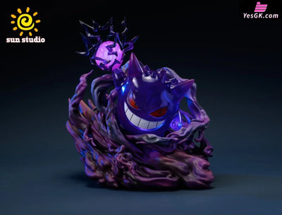 Pokémon Gengar Resin Statue - Sun Studio [In-Stock] Full Payment / Shadow Ball Gengar Transparent Version Pokémon