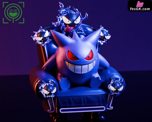 Pokémon Gengar Throne Gk Statue - Geisha Studio [Pre-Order] Deposit