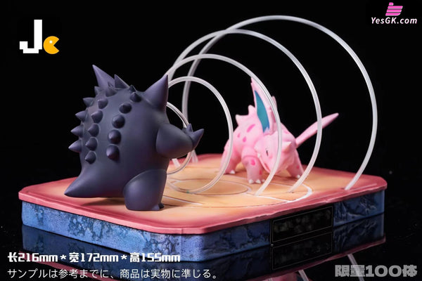 Pokemon Gengar VS Nidorino GK Statue - JC Studio [In-Stock] - Full Payment - Pokemon