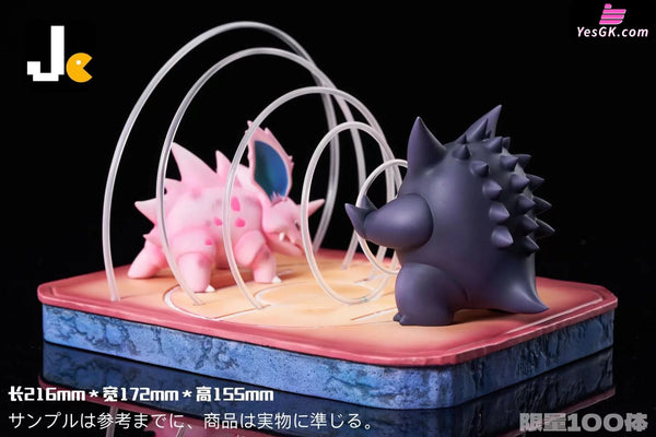 Pokemon Gengar VS Nidorino GK Statue - JC Studio [In-Stock] - Full Payment - Pokemon