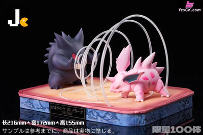 Pokemon Gengar VS Nidorino GK Statue - JC Studio [In-Stock] - Full Payment - Pokemon