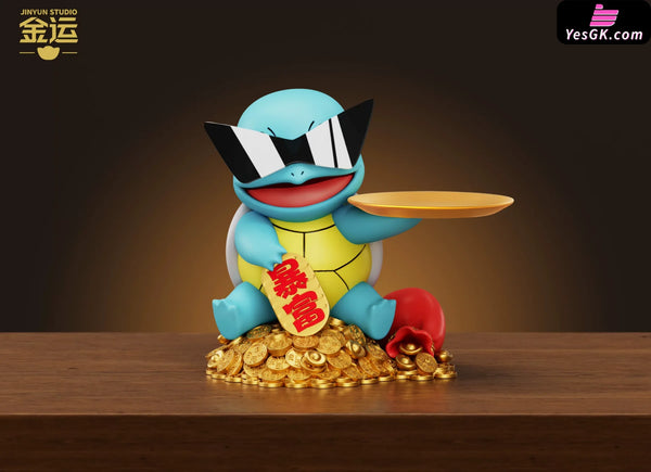 Pokémon Get Rich Pendant Squirtle in Sunglasses 1/6 GK Statue - Jin Yun Studio [Pre-Order] - Pokemon